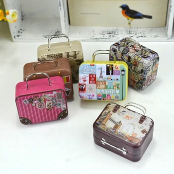 240pcs New Continental Mini Tin Box Retro Suitcase Handbag Small Rectangular Candy Box Small Tin Container
240pcs New Continental Mini Tin Box Retro Suitcase Handbag Small Rectangular Candy Box Small Tin Container