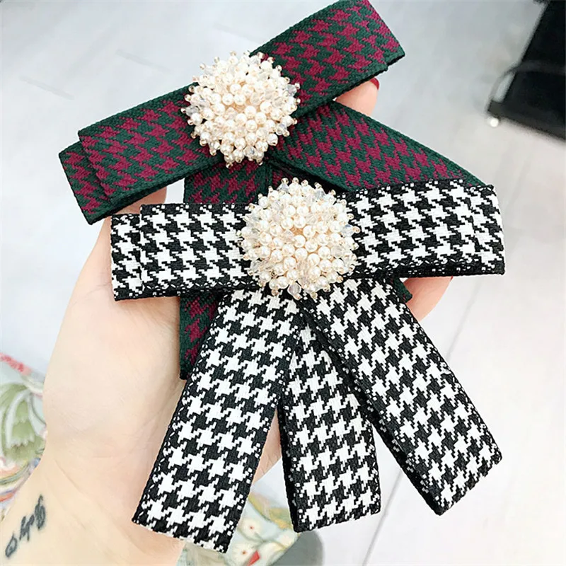 Korea Handmade Academy Plaid Fabric Imitation Pearl Shirt Pin Neck Bow Tie Bowknot Apparel Accessories Fashion Jewelry-YHNLB012F
Korea Handmade Academy Plaid Fabric Imitation Pearl Shirt Pin Neck Bow Tie Bowknot Apparel Accessories Fashion Jewelry-YHNLB012F