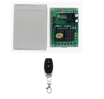 Universal Wireless Remote Control Switch DC12V 2CH Relay Receiver Module and RF 433Mhz Remote Controls
Universal Wireless Remote Control Switch DC12V 2CH Relay Receiver Module and RF 433Mhz Remote Controls