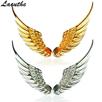 Lacuthe 1 Pair/lot Car Styling Fashion Metal Stickers 3D Wings Car Sticker Car Motorcycle Accessories Gold/silver
Lacuthe 1 Pair/lot Car Styling Fashion Metal Stickers 3D Wings Car Sticker Car Motorcycle Accessories Gold/silver