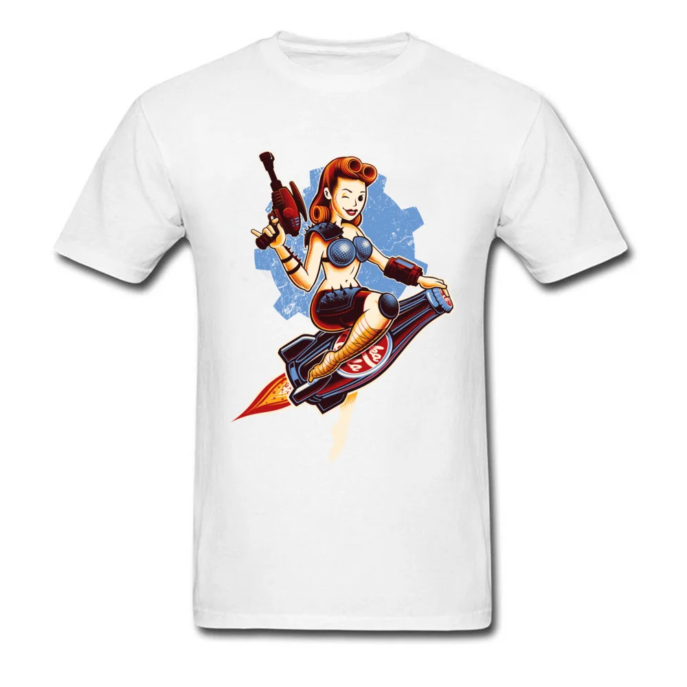 Atom Bomb Baby Funny Summer/Autumn All Cotton O Neck Men Tops & Tees Summer T Shirt Funny Short Sleeve Tshirts Atom Bomb Baby white