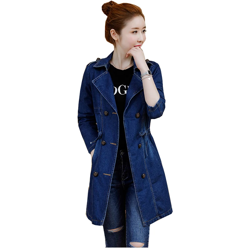 M-5XL 2018 Autumn New Fashion Vintage Double Breasted Oversized Jeans Jacket Coat Female Slim Long Denim Jackets For Women YM913
M-5XL 2018 Autumn New Fashion Vintage Double Breasted Oversized Jeans Jacket Coat Female Slim Long Denim Jackets For Women YM913