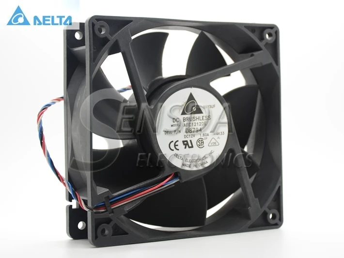 Оригинальный вентилятор охлаждения для сервера delta AFC1212DE Y4574 12 см 1238 12038 120*120*38 мм 12*12*3,8 см 12 В 1,60a
Оригинальный вентилятор охлаждения для сервера delta AFC1212DE Y4574 12 см 1238 12038 120*120*38 мм 12*12*3,8 см 12 В 1,60a