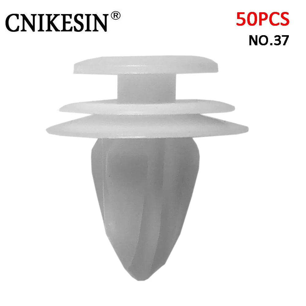 CNIKESIN 50 шт. 8 мм Универсальные пластиковые заклёпки зажимы отделки дверной панели
