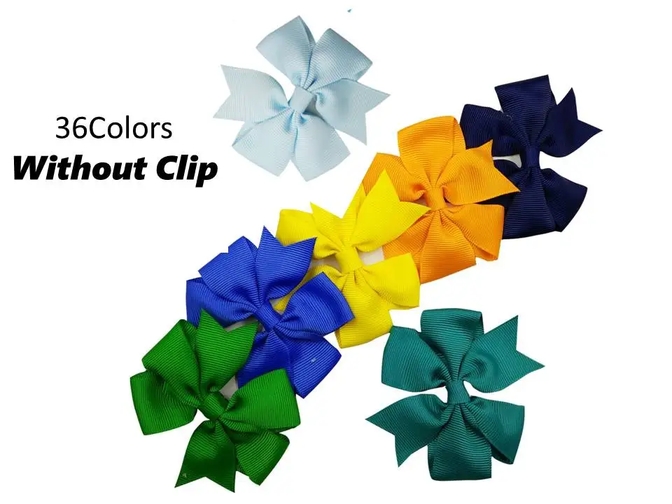 (WITHOUT CLIP) 3" Grosgrain Ribbon Bow Beautique Pinwheel Bow DIY HairAccessories 100pcs
(WITHOUT CLIP) 3" Grosgrain Ribbon Bow Beautique Pinwheel Bow DIY HairAccessories 100pcs