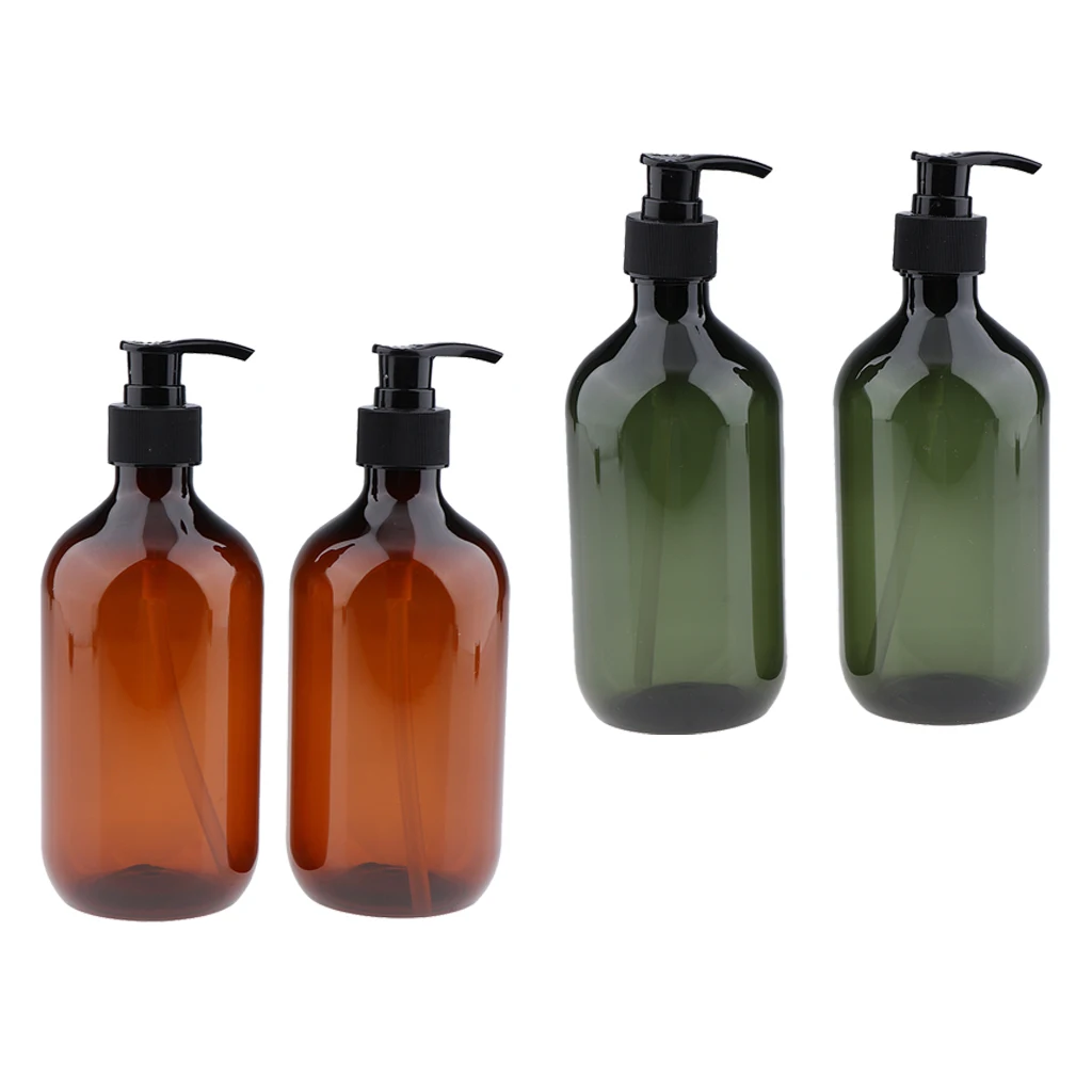 4 Pack 16 Ounces Refillable Empty Durable Shampoo & Conditioner Pump Bottle Set 2 Colors Durable & Leak-Proof
4 Pack 16 Ounces Refillable Empty Durable Shampoo & Conditioner Pump Bottle Set 2 Colors Durable & Leak-Proof