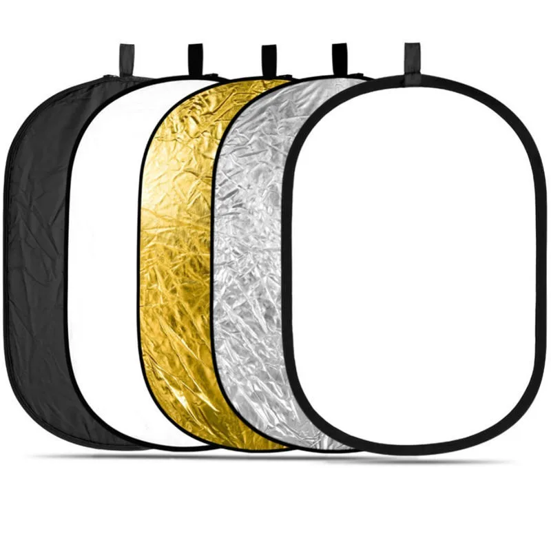 WRUMAVA 60x90 cm (24"x36") 5-in-1 Foldable Oval Studio Photo Collapsible Multi-Disc Light Photographic Lighting Reflector
WRUMAVA 60x90 cm (24"x36") 5-in-1 Foldable Oval Studio Photo Collapsible Multi-Disc Light Photographic Lighting Reflector