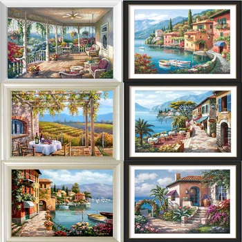 Needlework Diy Diamond Embroidery Landscape Diamond Mosaic Cross Stitch Patterns Tree Beads Icons Puzzle Picture Hobby
Needlework Diy Diamond Embroidery Landscape Diamond Mosaic Cross Stitch Patterns Tree Beads Icons Puzzle Picture Hobby