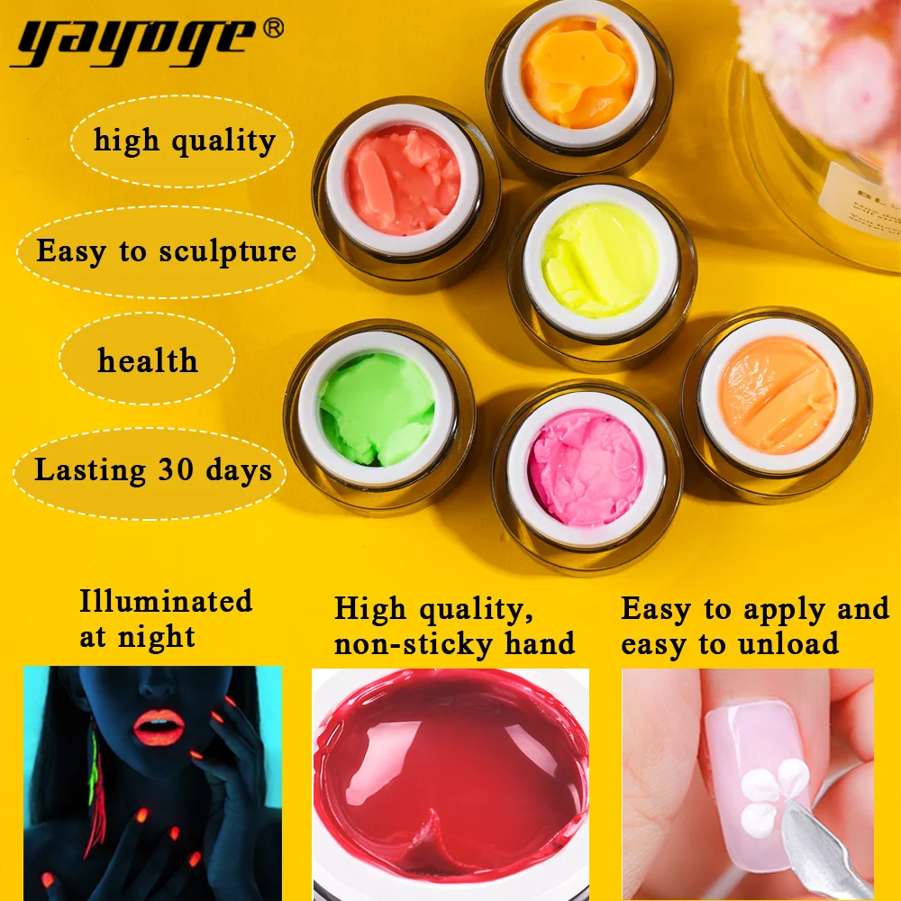 Yayoge Sculpting glue 10 ml the night light Gel 3D pattern of nail art Gel Varnish UV Gel Polish Semi-permanent
Yayoge Sculpting glue 10 ml the night light Gel 3D pattern of nail art Gel Varnish UV Gel Polish Semi-permanent