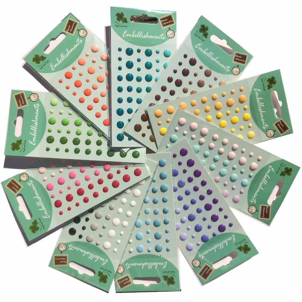 (Pack of 10) Self adhesive Enamel Dots sticker for Scrapbooking Card Making Decoration
(Pack of 10) Self adhesive Enamel Dots sticker for Scrapbooking Card Making Decoration