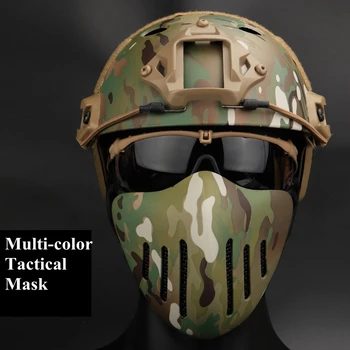 Tactical Half Face Protective Guard Airsoft Paintball Half Mask Cover Military Combat Hunting Mask
Tactical Half Face Protective Guard Airsoft Paintball Half Mask Cover Military Combat Hunting Mask