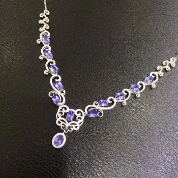 Tested Natural Tanzanite Choker Necklaces Women, 4*6mm*12Pcs Birthstone, 925 Sterling Silver with Velvet Box Certificate FN189
Tested Natural Tanzanite Choker Necklaces Women, 4*6mm*12Pcs Birthstone, 925 Sterling Silver with Velvet Box Certificate FN189