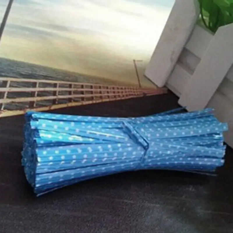 100PCS/Bag Colorful Dots Gifts packing Twist Ties Wire Bag Fasteners Sealing Cake bag fastening Pops ornament for wedding Xmas
100PCS/Bag Colorful Dots Gifts packing Twist Ties Wire Bag Fasteners Sealing Cake bag fastening Pops ornament for wedding Xmas