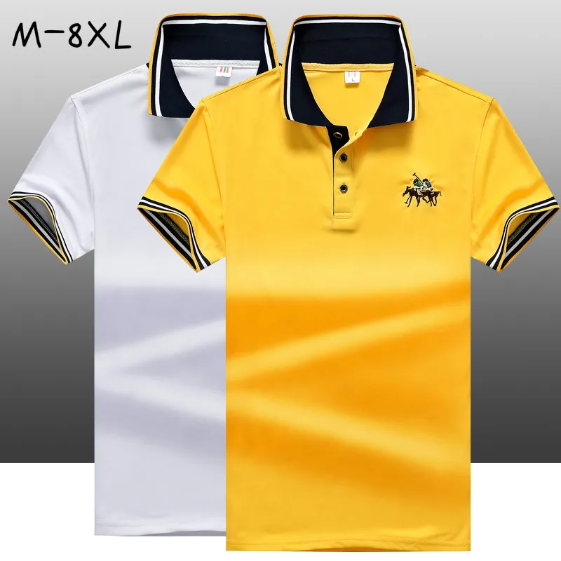 2019 new men's Polo shirt embroidered pattern fashion Polo men stretch short sleeve Polo brand summer large size m-8xl
2019 new men's Polo shirt embroidered pattern fashion Polo men stretch short sleeve Polo brand summer large size m-8xl