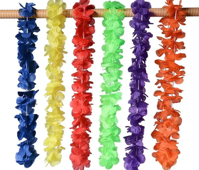 Hawaiian Flower Necklace wreaths Tropical Luau Hawaii garland Theme Party Favors Holiday Wedding Beach Birthday Decor 90cm 105cm
Hawaiian Flower Necklace wreaths Tropical Luau Hawaii garland Theme Party Favors Holiday Wedding Beach Birthday Decor 90cm 105cm