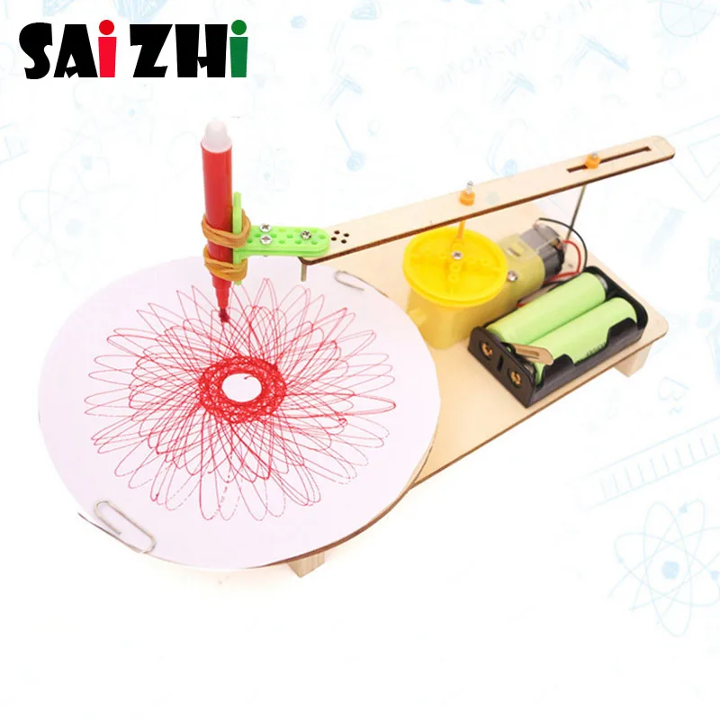 Saizhi Model Toy Diy Electric Toy Plotter Painting Machine Developing Intelligent STEM Motor Toy Birthday Gift SZ3346
Saizhi Model Toy Diy Electric Toy Plotter Painting Machine Developing Intelligent STEM Motor Toy Birthday Gift SZ3346