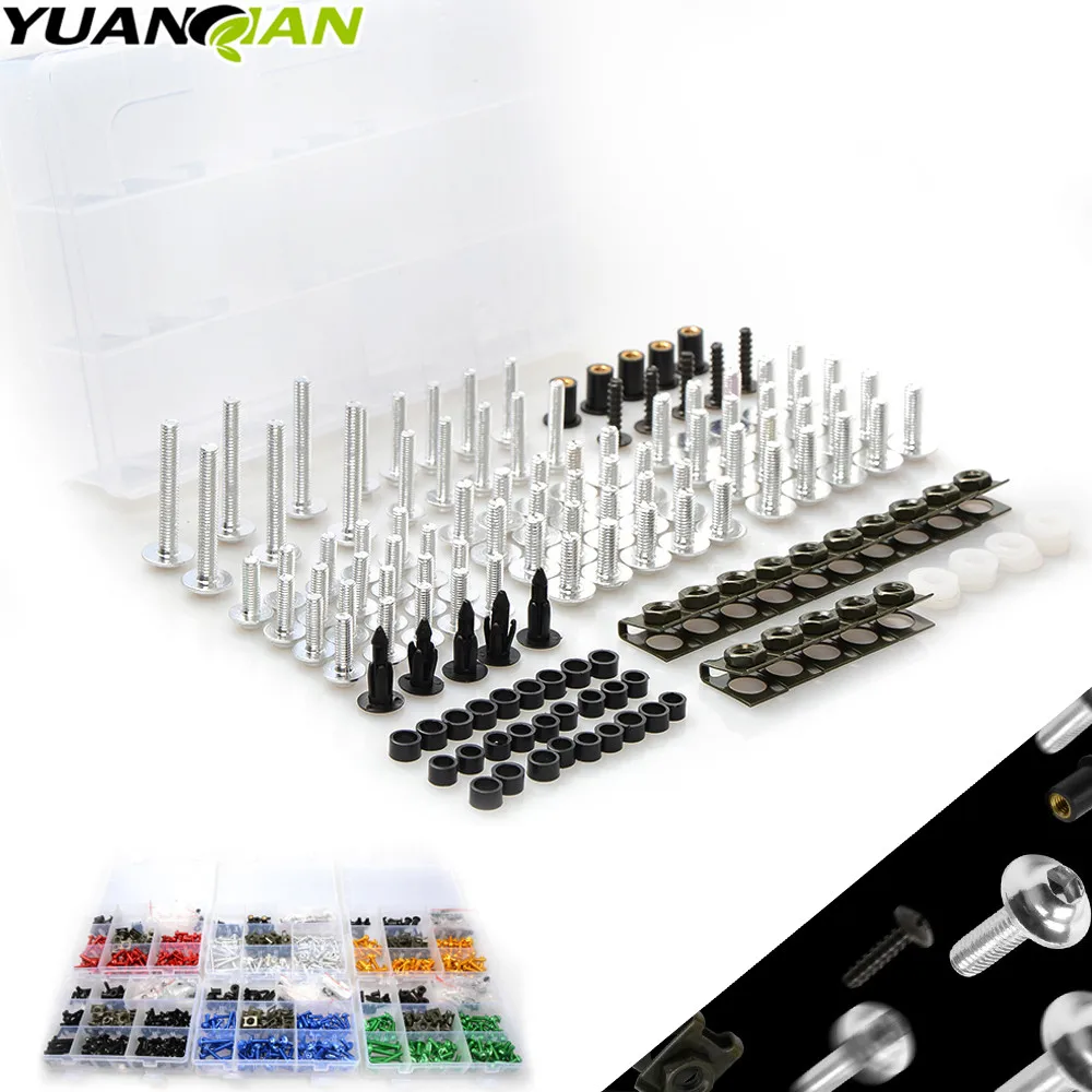 Universal CNC Motorcycle Fairing body work Bolts Fastener Clips Screws For hyosung GT650R 2006-2009 kawasaki Z800 Z900 Z1000
Universal CNC Motorcycle Fairing body work Bolts Fastener Clips Screws For hyosung GT650R 2006-2009 kawasaki Z800 Z900 Z1000