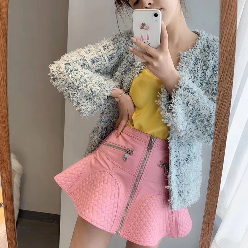 Short Skirt Sheepskin Genuine Leather 2019 Fashion Female Real Sheepskin Short Design A Real Slim Hip Skirt
Short Skirt Sheepskin Genuine Leather 2019 Fashion Female Real Sheepskin Short Design A Real Slim Hip Skirt