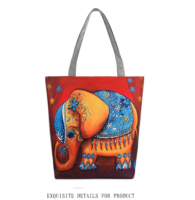 New trend animal elephant handbag Women beach canvas bag leisure tourism package shoulder messenger bag Female cloth Casual Tote
New trend animal elephant handbag Women beach canvas bag leisure tourism package shoulder messenger bag Female cloth Casual Tote