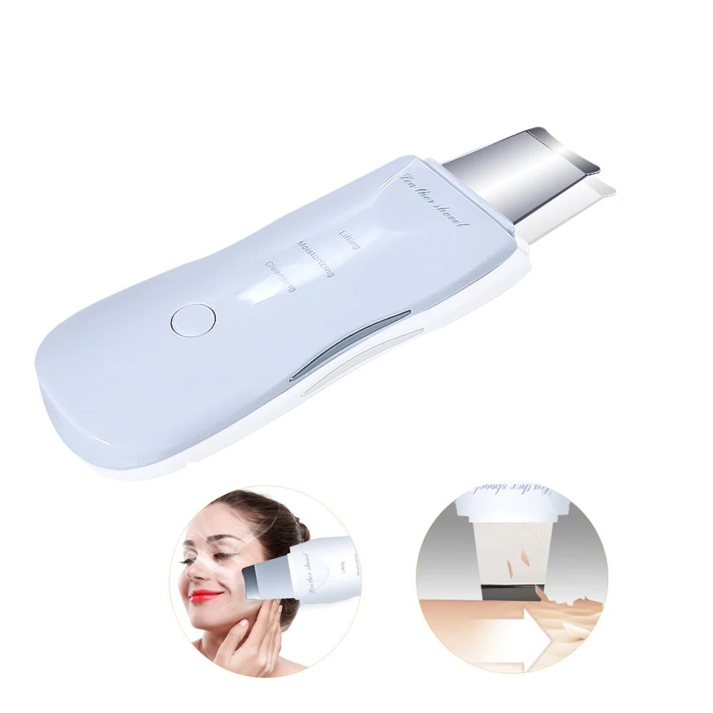 Ultrasonic Ion Deep Cleaning Skin Care Peeling Shovel Facial Pore Cleaner USB Rechargeable Face Lifting Beauty Blackhead Remover
Ultrasonic Ion Deep Cleaning Skin Care Peeling Shovel Facial Pore Cleaner USB Rechargeable Face Lifting Beauty Blackhead Remover