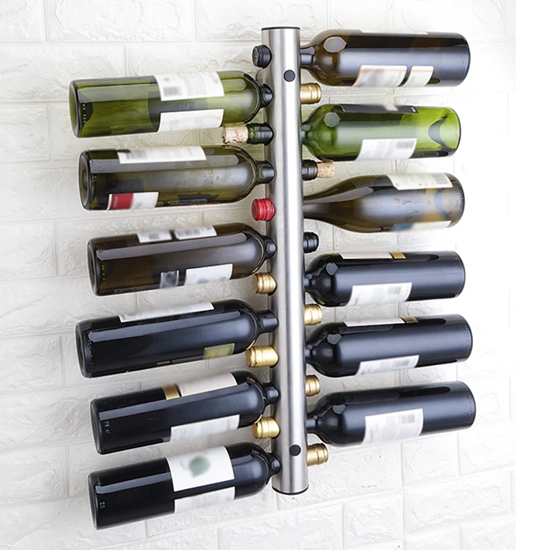 Creative Wine Rack Holders 12 Holes Home Bar Wall Grape Wine Bottle Holder Display Stand Rack Suspension Storage Organizer
Creative Wine Rack Holders 12 Holes Home Bar Wall Grape Wine Bottle Holder Display Stand Rack Suspension Storage Organizer