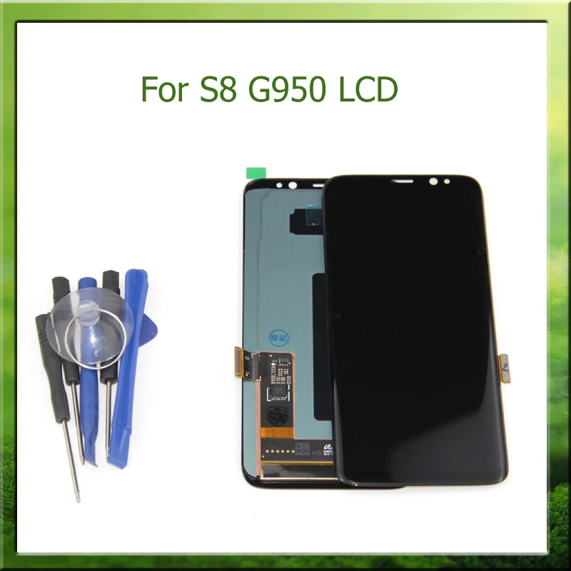 LCD for SAMSUNG Galaxy S8 Display S8 G950 G950F Touch Screen Digitizer Assembly Black
LCD for SAMSUNG Galaxy S8 Display S8 G950 G950F Touch Screen Digitizer Assembly Black