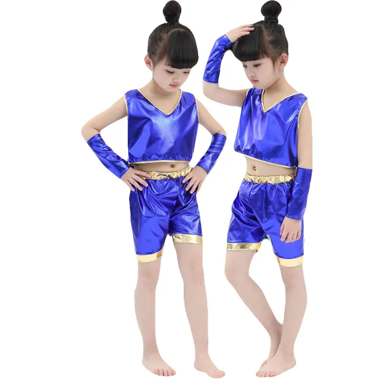 Детская современная одежда для джазовых танцев уличные танцевальные костюмы в