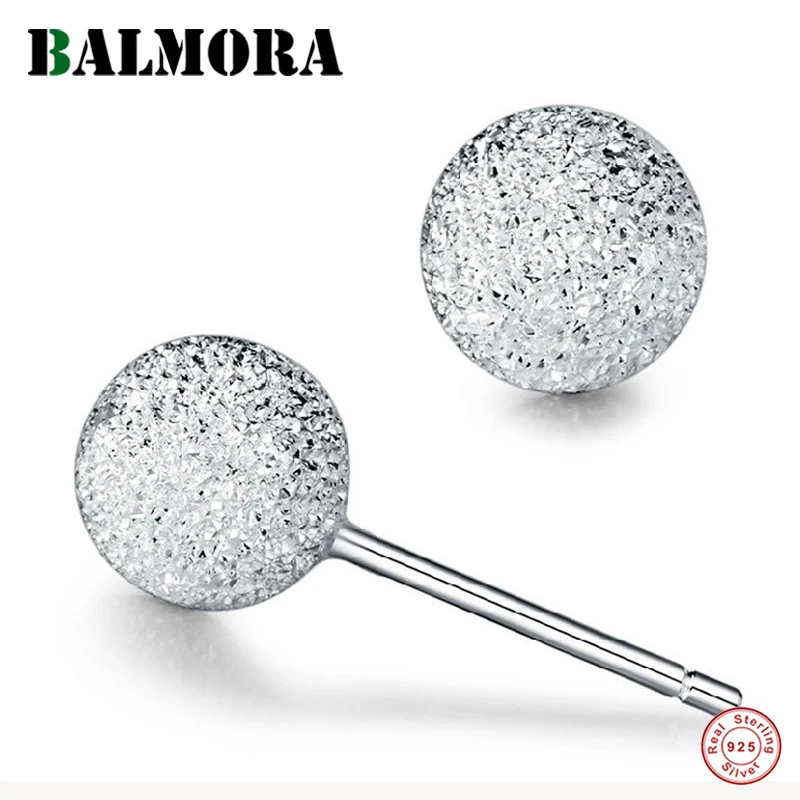BALMORA 925 Sterling Silver Ball Stud Earrings for Women Lady Gift Simple Fashion Sterling Silver Jewelry Brincos JWDMLE436
BALMORA 925 Sterling Silver Ball Stud Earrings for Women Lady Gift Simple Fashion Sterling Silver Jewelry Brincos JWDMLE436