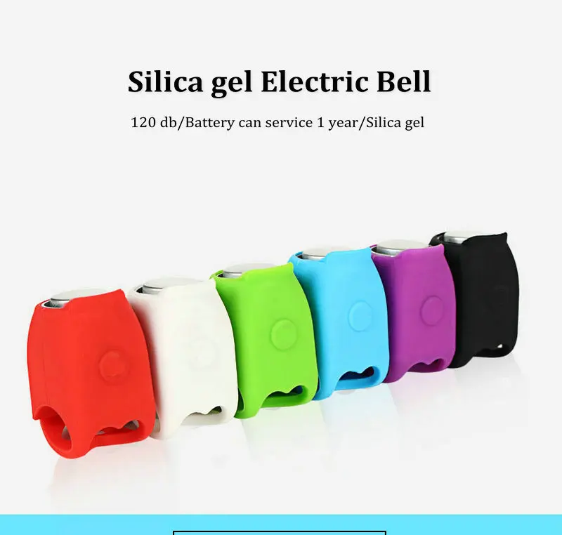 Electric Cycling Bells 110 dB Horn Rainproof MTB Bicycle Handlebar Bell Silica Gel Shell Ring Bell Bicycle Accessories (1)