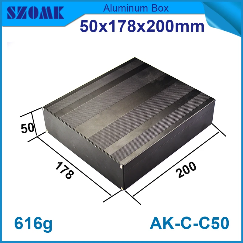 1 piece Black color aluminum anodizing junction housing case for electronics plastic project box 150mm
1 piece Black color aluminum anodizing junction housing case for electronics plastic project box 150mm