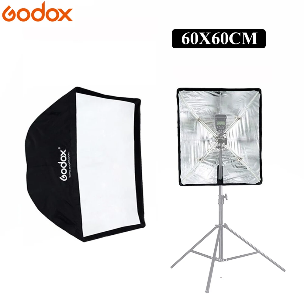 Godox 60 * 60cm / 24" * 35" Umbrella Softbox rectangle Portable Universal Pro Studio Photo Reflector For Flash Speedlite
Godox 60 * 60cm / 24" * 35" Umbrella Softbox rectangle Portable Universal Pro Studio Photo Reflector For Flash Speedlite