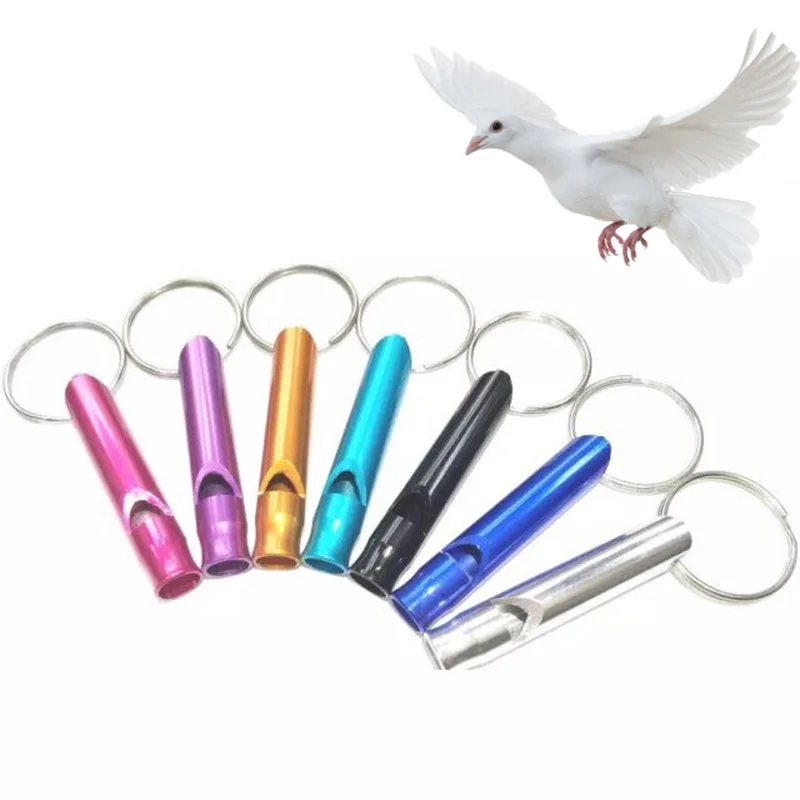 6 cm Aluminum pigeon Training Whistle Flute Portable Keychain Adjustable Whistle Alarm
6 cm Aluminum pigeon Training Whistle Flute Portable Keychain Adjustable Whistle Alarm