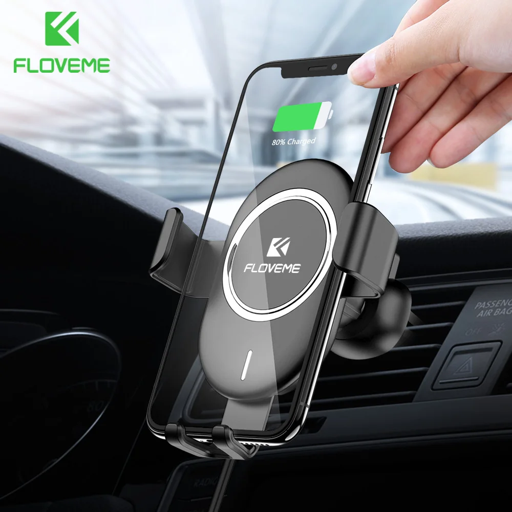 FLOVEME Gravity QI Car Wireless Charger For iPhone XR XS Mac Samsung S10 Air Vent Mount Fast Wireless Charging Car Phone Holder
FLOVEME Gravity QI Car Wireless Charger For iPhone XR XS Mac Samsung S10 Air Vent Mount Fast Wireless Charging Car Phone Holder