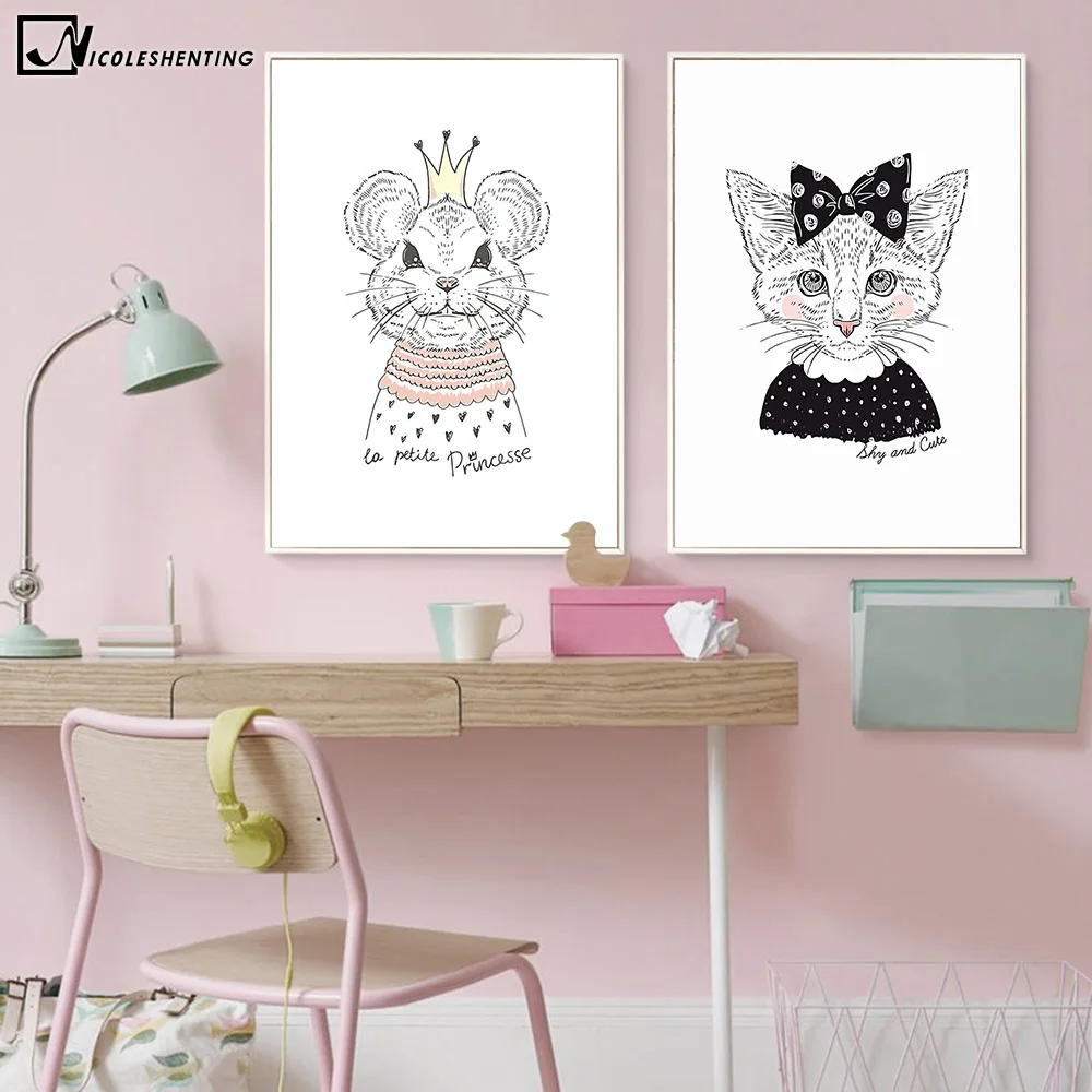 Kawaii Cartoon Animal Bear Rabbit Cat Minimalist Art Canvas Poster Painting Funny Wall Picture Print Modern Kids Room Decor C218
Kawaii Cartoon Animal Bear Rabbit Cat Minimalist Art Canvas Poster Painting Funny Wall Picture Print Modern Kids Room Decor C218
