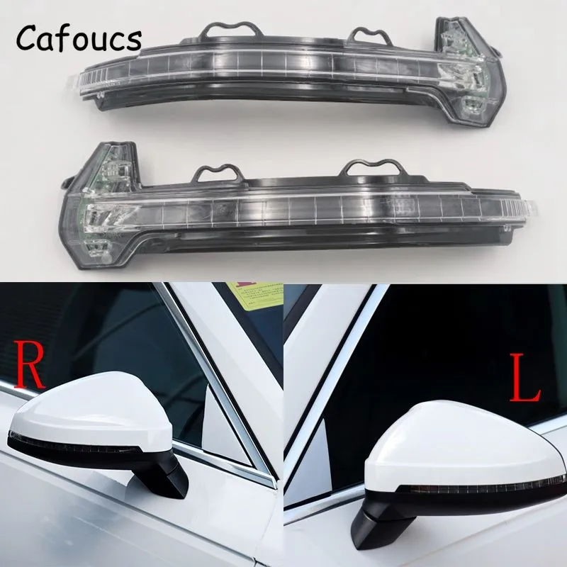 Cafoucs Автомобильное зеркало заднего вида Боковые указатели поворота для Audi A4 S4 B9 RS4