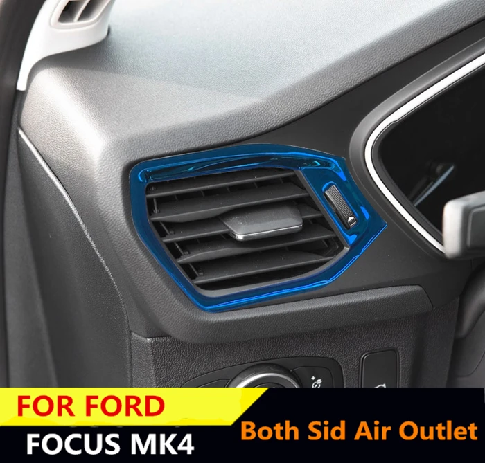 Accessories for Ford Focus 4 MK4 Focus 2019 Interior both sides air conditioning outlet stainless steel decoration trim 2pcs
Accessories for Ford Focus 4 MK4 Focus 2019 Interior both sides air conditioning outlet stainless steel decoration trim 2pcs