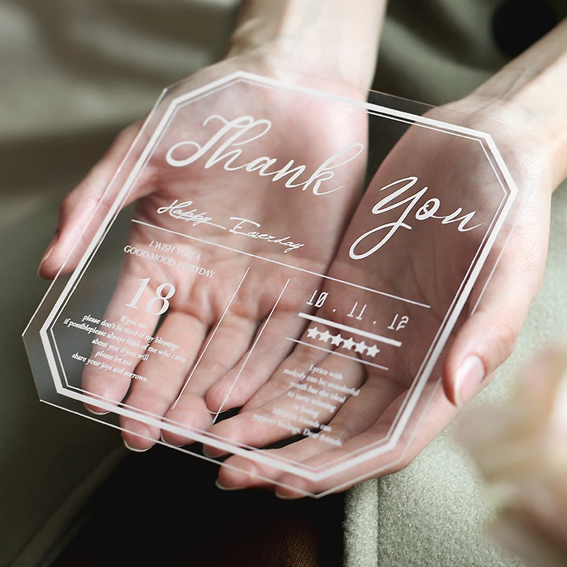 Acrylic Bronzing greeting card set envelope creative Wedding Invitatio birthday card paper Thanksgiving New Year greeting card
Acrylic Bronzing greeting card set envelope creative Wedding Invitatio birthday card paper Thanksgiving New Year greeting card