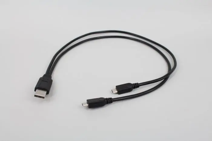 Dual data transfer cord charge cable USB female male 2 Micro USB splitter charging 2 for Android phone 
Dual data transfer cord charge cable USB female male 2 Micro USB splitter charging 2 for Android phone