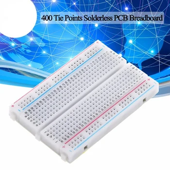 New 400 Tie Points Solderless PCB Breadboard Mini Universal Test Protoboard DIY Bread Board for Bus Test Circuit Board
New 400 Tie Points Solderless PCB Breadboard Mini Universal Test Protoboard DIY Bread Board for Bus Test Circuit Board