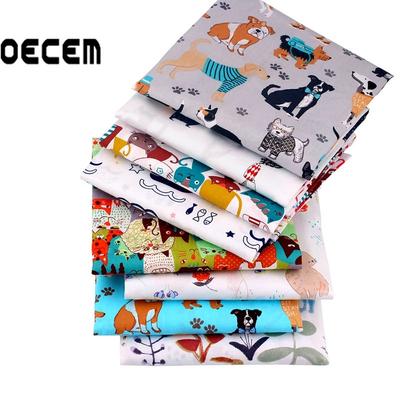 OECEM Cartoon Design Cotton Fabric Patchwork Cloth Of Handmade DIY Sewing Baby&Children Home Textiles 40X50CM 8PCS/LOT O2-8-23
OECEM Cartoon Design Cotton Fabric Patchwork Cloth Of Handmade DIY Sewing Baby&Children Home Textiles 40X50CM 8PCS/LOT O2-8-23