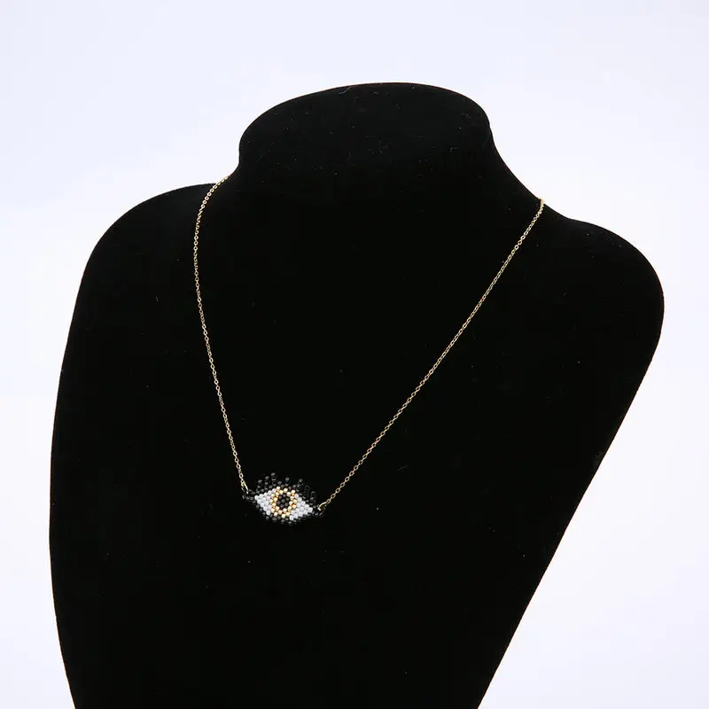 SHINUSBOHO kolye Statement Necklace for Women MIYUKI Evil Eye Choker Lucky Eye Necklace Metal Chain Charm Jewelry collar mujer
SHINUSBOHO kolye Statement Necklace for Women MIYUKI Evil Eye Choker Lucky Eye Necklace Metal Chain Charm Jewelry collar mujer