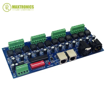 350ma constant current 12 channel dmx 512 dimmer LED DMX512 decoder&RJ45 XRL 3P led controller use for led strip
350ma constant current 12 channel dmx 512 dimmer LED DMX512 decoder&RJ45 XRL 3P led controller use for led strip