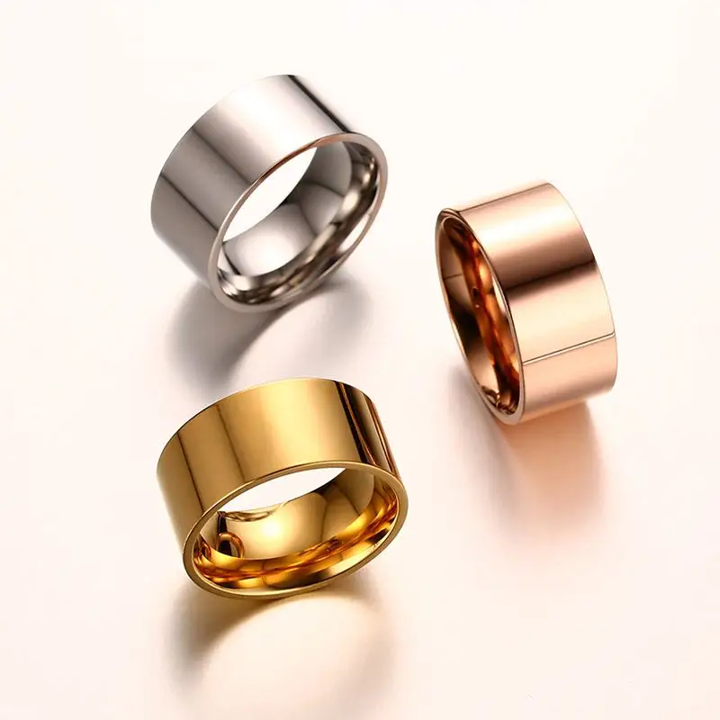 Free Engraving 10mm Unisex Wide Plain Polished Thick Band Rings in Stainless Steel Statement Band Gift Ideas
Free Engraving 10mm Unisex Wide Plain Polished Thick Band Rings in Stainless Steel Statement Band Gift Ideas