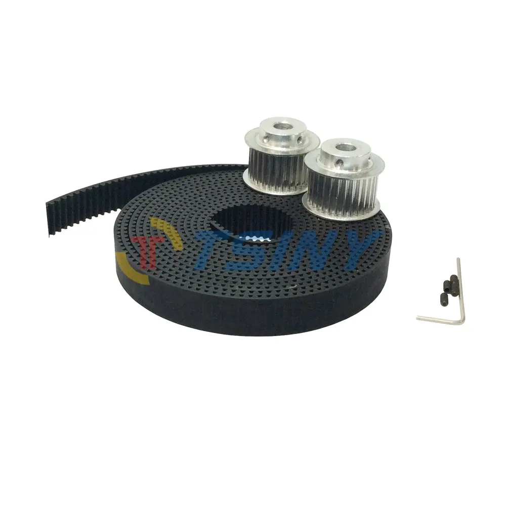 HTD 3M Timing Belt 3 Meters Toothed Belt + 2pcs 3M Aluminium Alloy Wheel Pulleys Bore 6mm 8mm 10mm 12mm Teeth Number 34 Teeth
HTD 3M Timing Belt 3 Meters Toothed Belt + 2pcs 3M Aluminium Alloy Wheel Pulleys Bore 6mm 8mm 10mm 12mm Teeth Number 34 Teeth