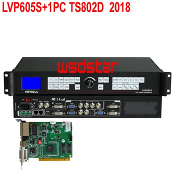 VDWALL LVP605S+1PC TS802D New Design LED Video Processor Inputs: SDI/DVI/VGA/HDMI/YPbPr/S-Video/Composite 2304*1152
VDWALL LVP605S+1PC TS802D New Design LED Video Processor Inputs: SDI/DVI/VGA/HDMI/YPbPr/S-Video/Composite 2304*1152