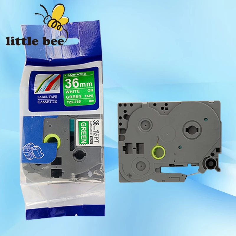 Free shipping 1pc Compatible brother 36mm TZE tape tz765 tze 765 white on green p-touch label printer tape maker
Free shipping 1pc Compatible brother 36mm TZE tape tz765 tze 765 white on green p-touch label printer tape maker