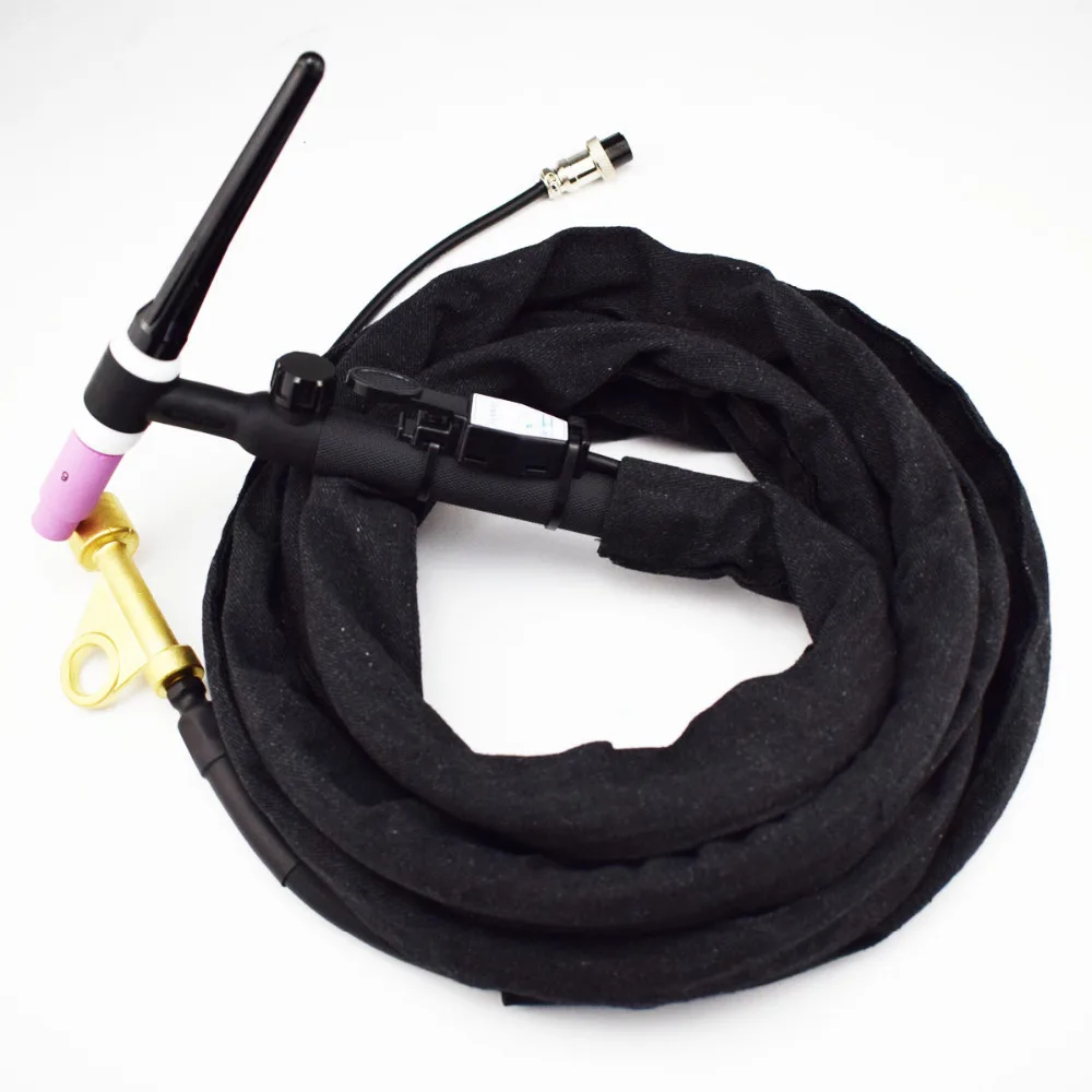 WP-17FV 150Amps Flexible Gas Valve Control TIG Torch 4M Power Cable Hose with 105Z57 adapter
WP-17FV 150Amps Flexible Gas Valve Control TIG Torch 4M Power Cable Hose with 105Z57 adapter