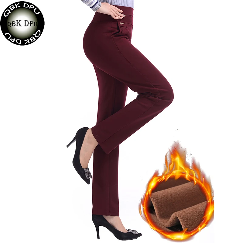 high waist thick warm pencil pants women 2018 high quality add cotton velvet warm elastic work mom pants big size casual trouser
high waist thick warm pencil pants women 2018 high quality add cotton velvet warm elastic work mom pants big size casual trouser
