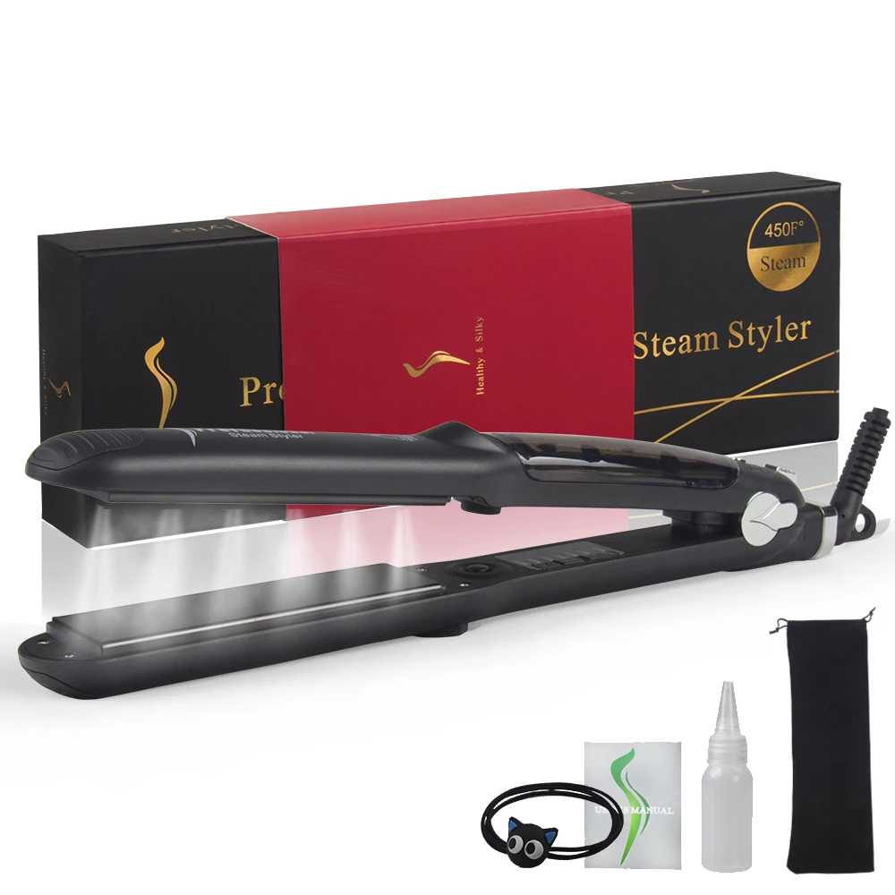 Original Professional Steam Hair Straightener Iron 450F/235C Digitial Ceramic Hair Flat Irons Argan Oil Spray Stranghteners
Original Professional Steam Hair Straightener Iron 450F/235C Digitial Ceramic Hair Flat Irons Argan Oil Spray Stranghteners