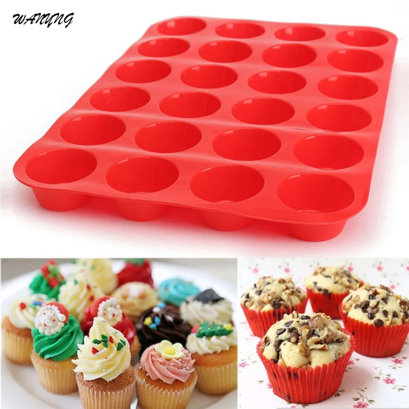 Mini Muffin Cup 24 Cavity Silicone Soap Cookies Cupcake Bakeware Pan Tray Mould Home DIY Cake Tool Mold 34*22.8*2cm Dropship3D24
Mini Muffin Cup 24 Cavity Silicone Soap Cookies Cupcake Bakeware Pan Tray Mould Home DIY Cake Tool Mold 34*22.8*2cm Dropship3D24